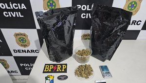 dinheiro e drogas / Foto: Reprodução: Foto/ Redes Sociais