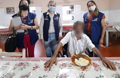 Seprev resgata idoso em condições de negligência e maus tratos em Arapiraca