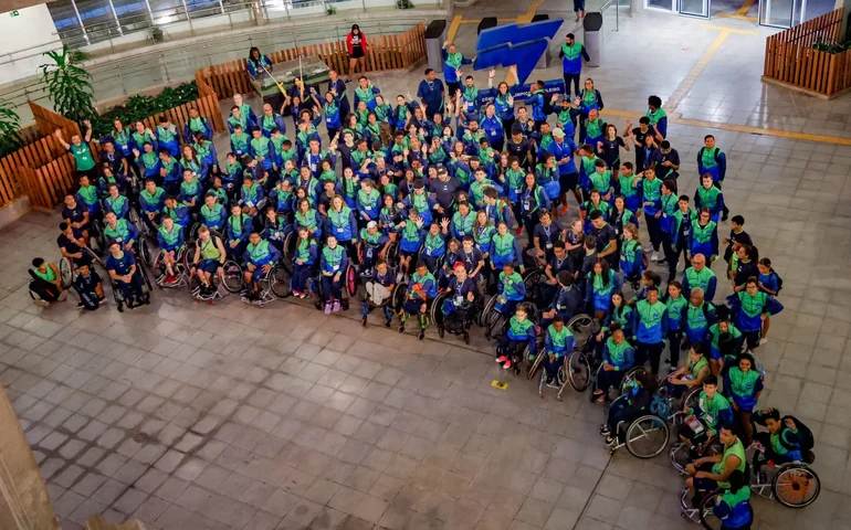 Mais de 150 jovens participam de Camping Escolar Paralímpico