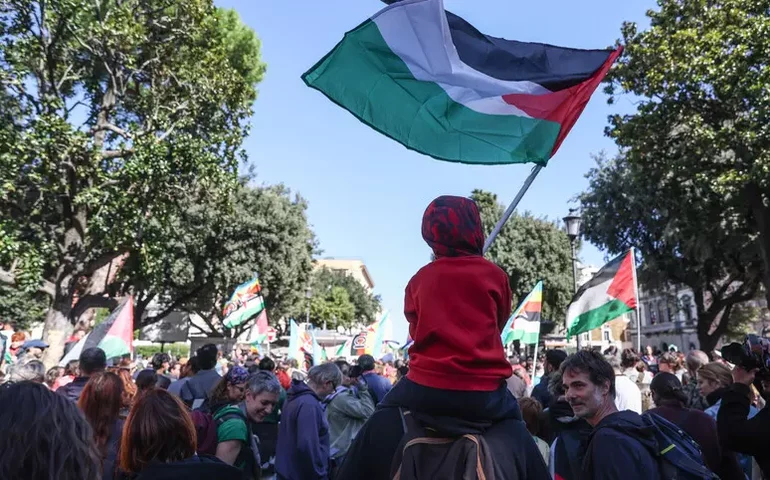 Novos atos pró-Palestina em Roma reúnem 1 milhão, diz organização