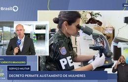 Decreto permite alistamento de mulheres no serviço militar