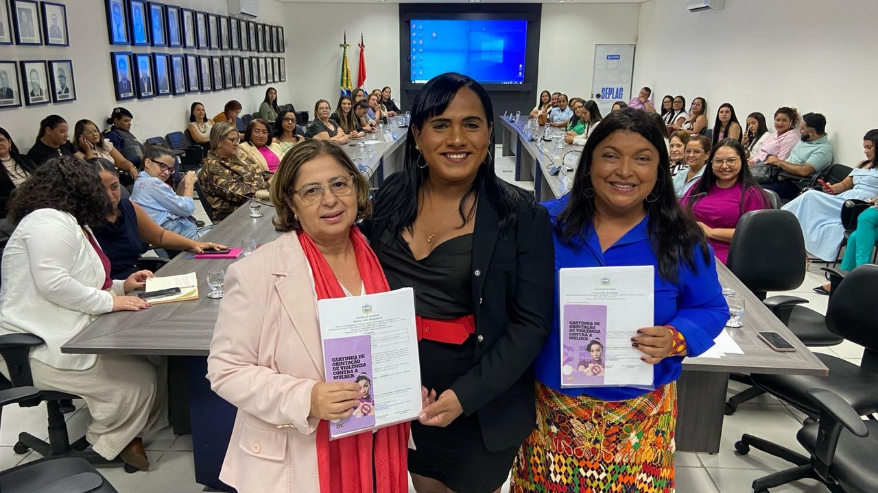Secretária da Mulher e ministra Cida Gonçalves participam de encontro com gestoras municipais de Alagoas