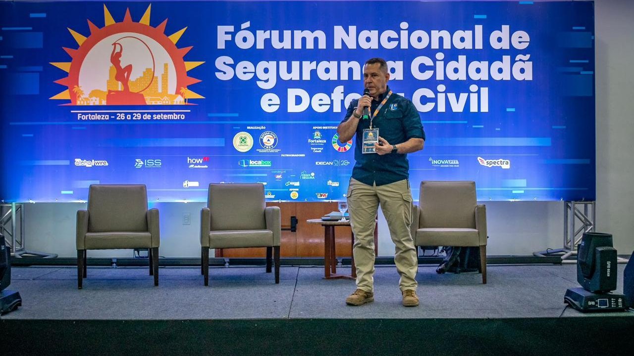 Secretário Municipal de Arapiraca é destaque com palestra no Fórum Nacional de Segurança Cidadã e Defesa Civil
