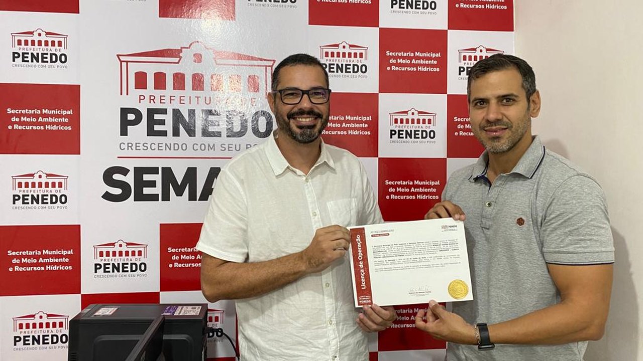 Semarh Penedo emite primeira licença ambiental para empresa do município