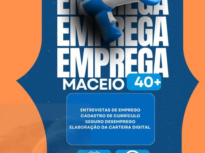 Sine Maceió lança Programa Emprega 40+ com ações na Praça Deodoro