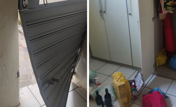 Santuário foi removido e armários foram remexidos 