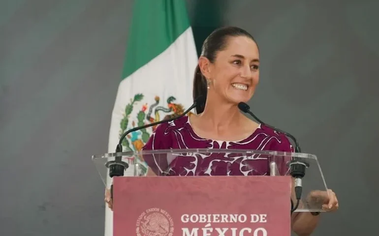 Sheinbaum volta a contestar Google e afirma que empresa não pode renomear Golfo de México -