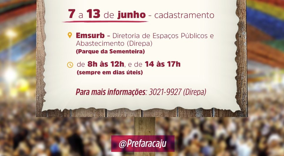 cadastro de ambulantes