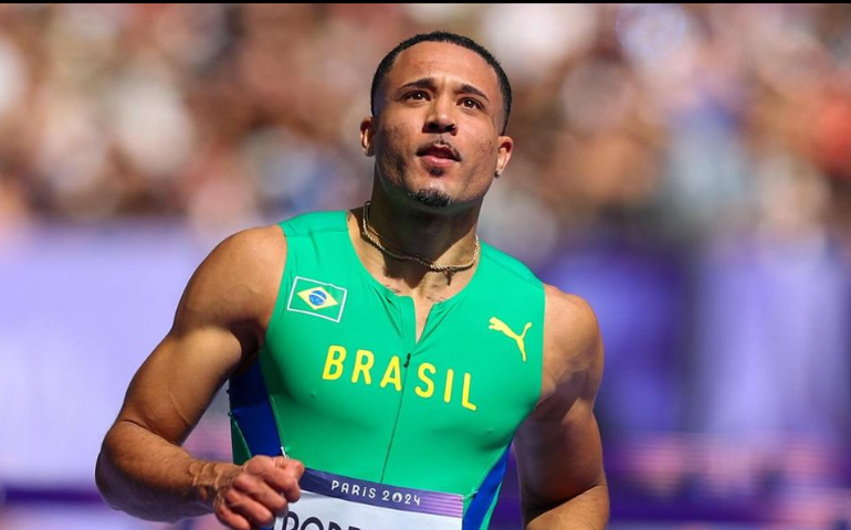 Eduardo Rodrigues marca 13s37 e avança nos 110m com barreiras em Paris-2024