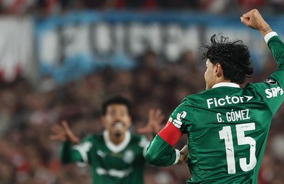 Palmeiras vence River Plate no Monumental e alcança 50 vitórias contra times argentinos