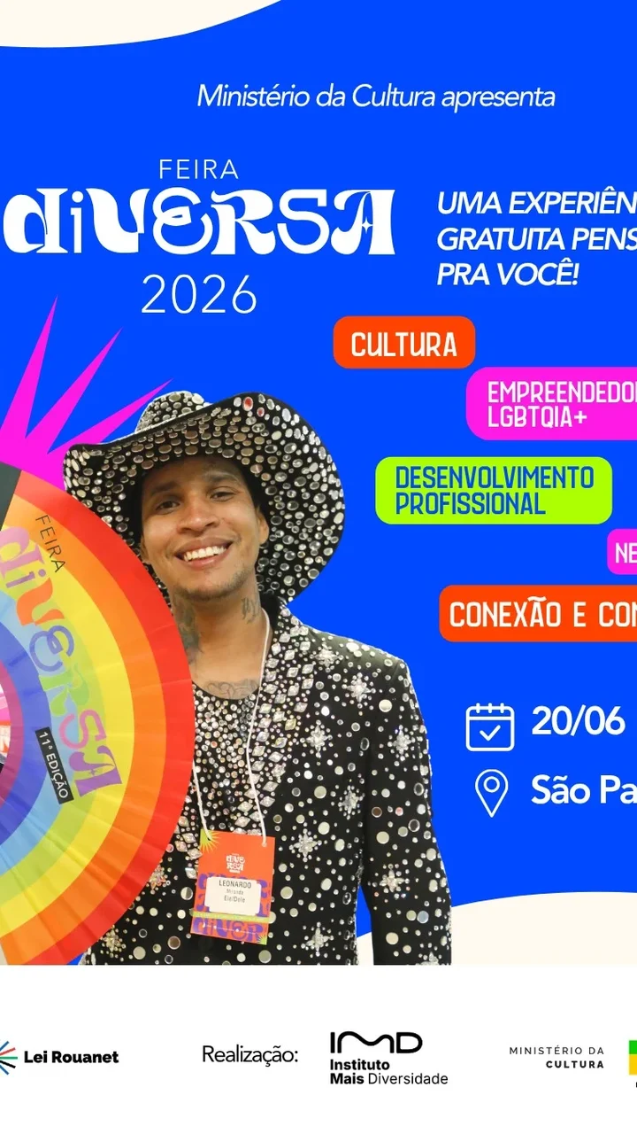 Feira Diversa espera reunir mais de mil pessoas em São Paulo e destaca novas formas de trabalho e geração de renda para a população LGBTQIA+