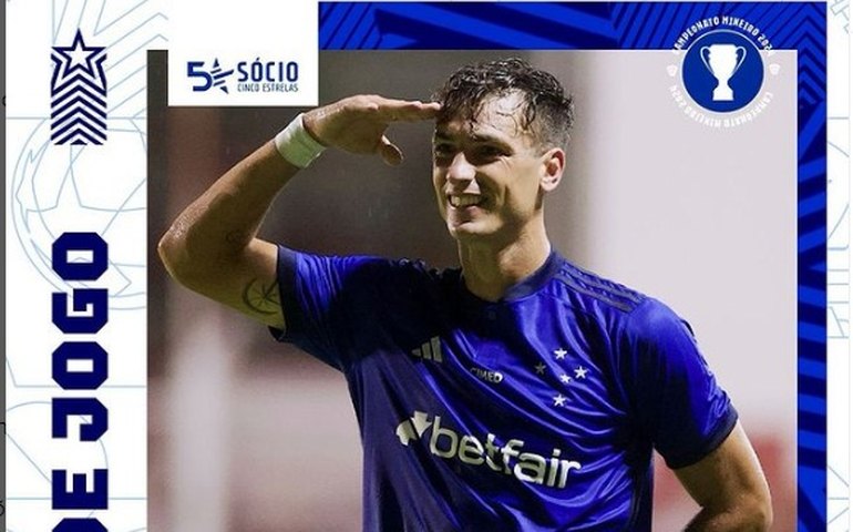 Artilheiro faz, jovem salva nos acréscimos e Cruzeiro abre Mineiro com vitória sobre Villa Nova