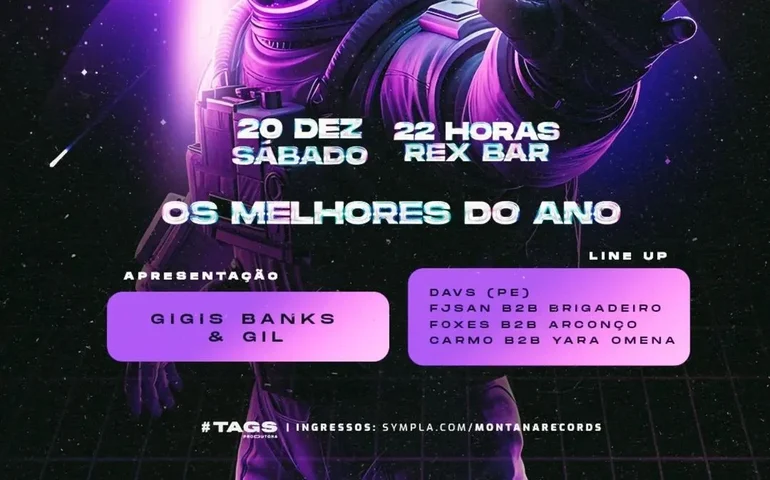 Rex Bar apresenta programação musical diversificada com funk, rap e pop para este fim de semana