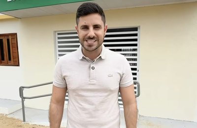Dalminho visita obras de reforma de escola no povoado Barra do Ipanema, em Belo Monte