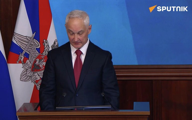 Política europeia e da OTAN pode prolongar hostilidades até 2026, diz ministro russo da Defesa