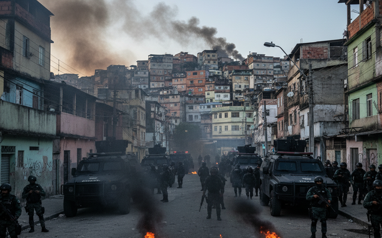 Polícia Militar mobiliza 200 agentes em grande operação no Complexo da Maré