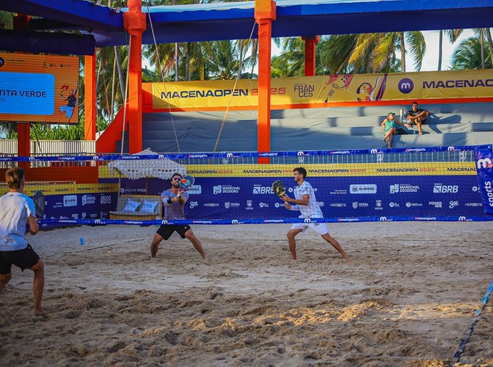 Chave Principal do Macena Open Prime começa nesta quarta-feira na Praia do Francês