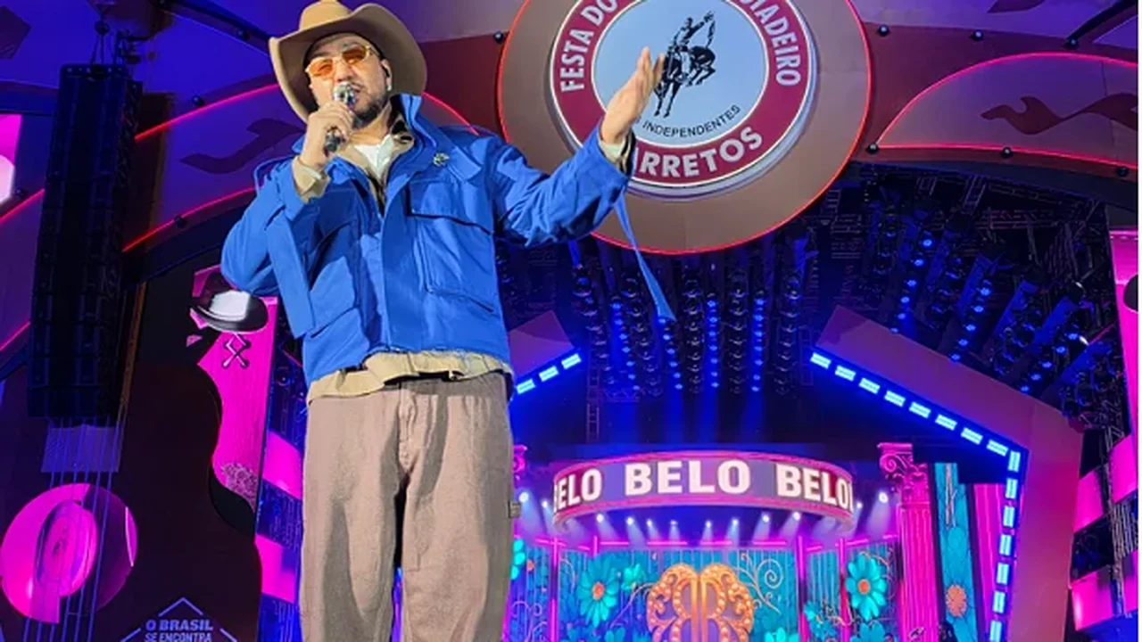 Belo estreia na Festa do Peão de Barretos e leva pagode ao Palco Amanhecer