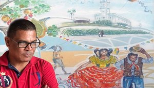 Artista plástico Edidelson Silva apresenta exposição ‘Humanos e Urbanos Aracajuanos’ no Shopping Jardins.jpg / Foto: Assessoria de comunicação