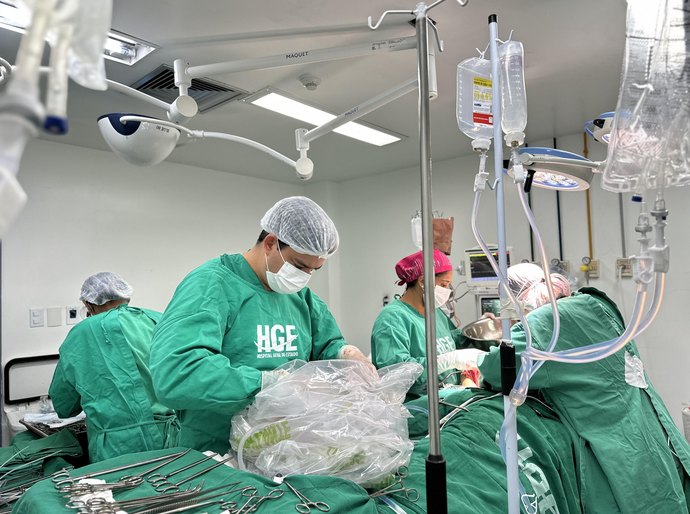 HGE realiza mais uma captação de órgãos e três pessoas são beneficiadas