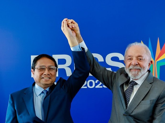 Lula e primeiro-ministro do Vietnã comemoram avanços nas relações bilaterais