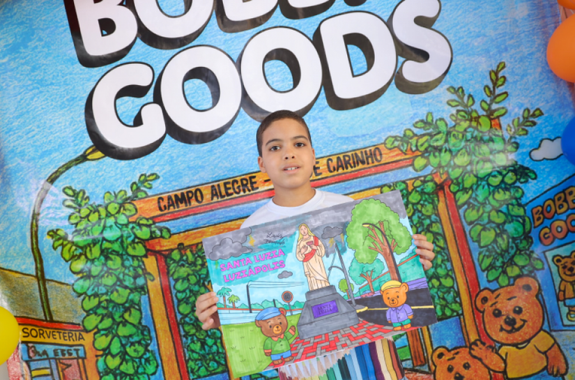 Estudantes de Luziápolis participam de oficina de Bobbie Goods promovendo educação além das telas
