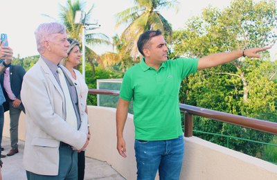 Prefeito do Pilar recebe visita do governador em exercício Klever Loureiro