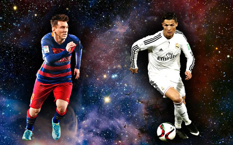 Sampaoli diz que problema de CR7 é viver auge junto ao de Messi