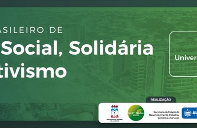 Congresso Brasileiro de Economia Social, Solidária e Cooperativismo será realizado em Alagoas