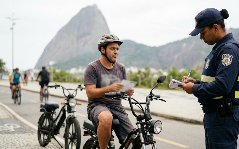 Após novo decreto, Rio aplica mais de 100 multas a bikes elétricas e ciclomotores em um mês