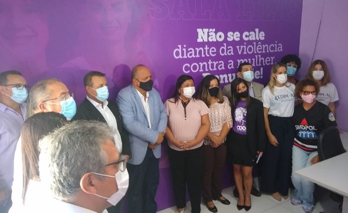 Inauguração do Núcleo Integrado de Atendimento à Mulher (NUIAM) na Central de Flagrantes da capital