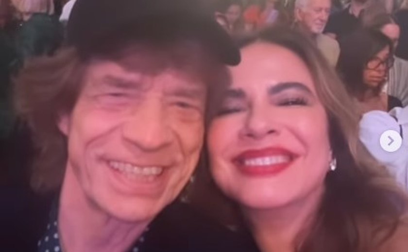 Luciana Gimenez aparece com o ex, Mick Jagger, em homenagem: 'Incrivelmente inteligente'