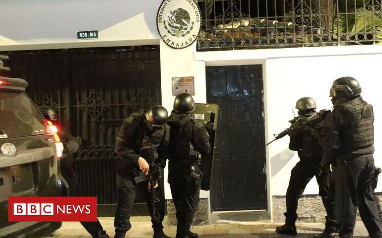 Nicarágua rompe relações com Equador após invasão à embaixada mexicana em Quito