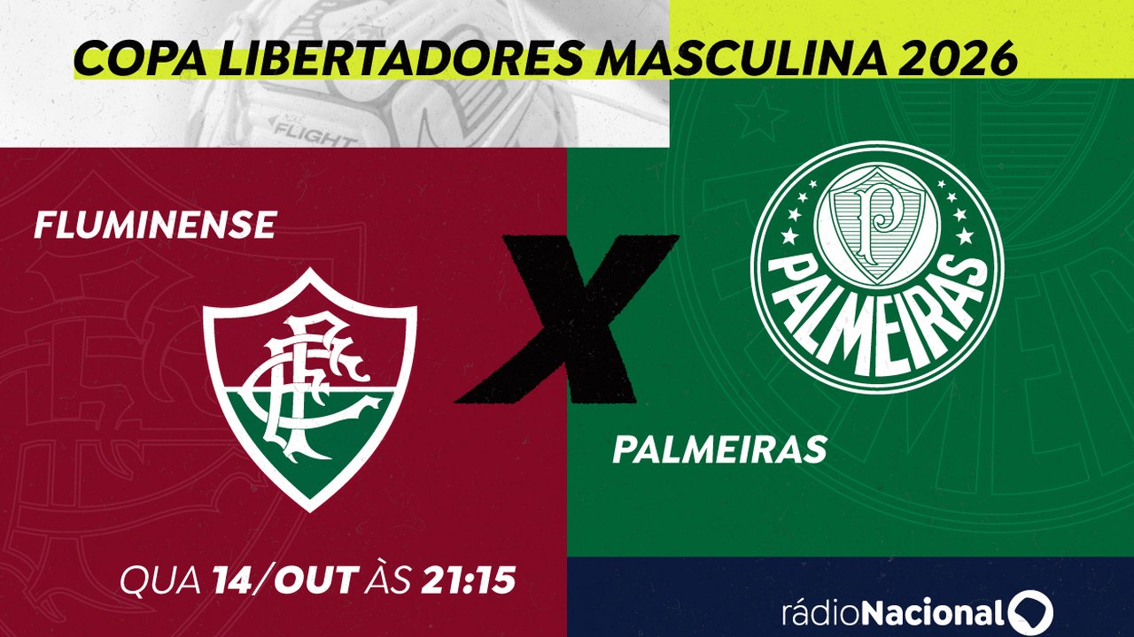 Libertadores: Rádio Nacional transmite Fluminense x Palmeiras