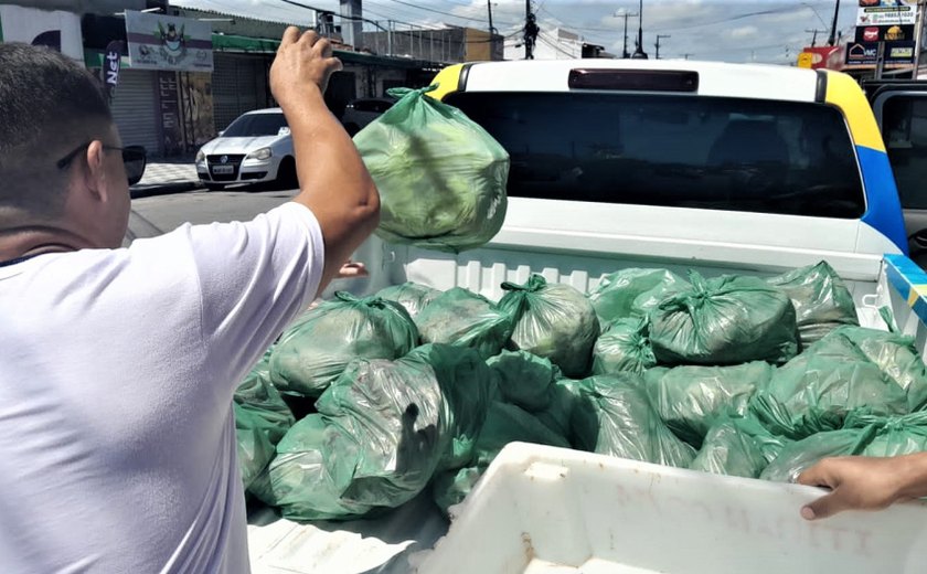 Vigilância Sanitária de Maceió realiza apreensão de alimentos impróprios em supermercado