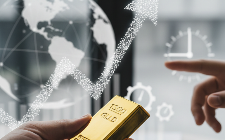 Ouro fecha em alta com incertezas globais e expectativa pelo Fed; prata dispara 10%