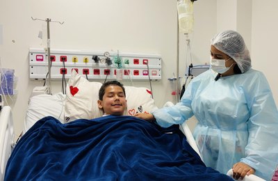 Transplante cardíaco no Hospital do Coração Alagoano renova esperança de jovem de 16 anos