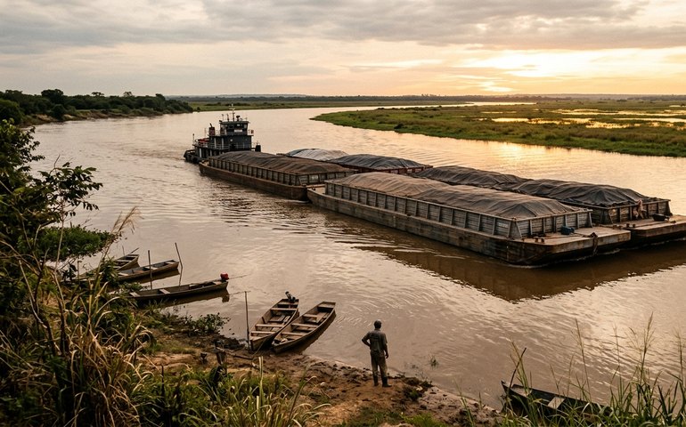 Governo adia para 2027 o leilão da hidrovia do Rio Paraguai