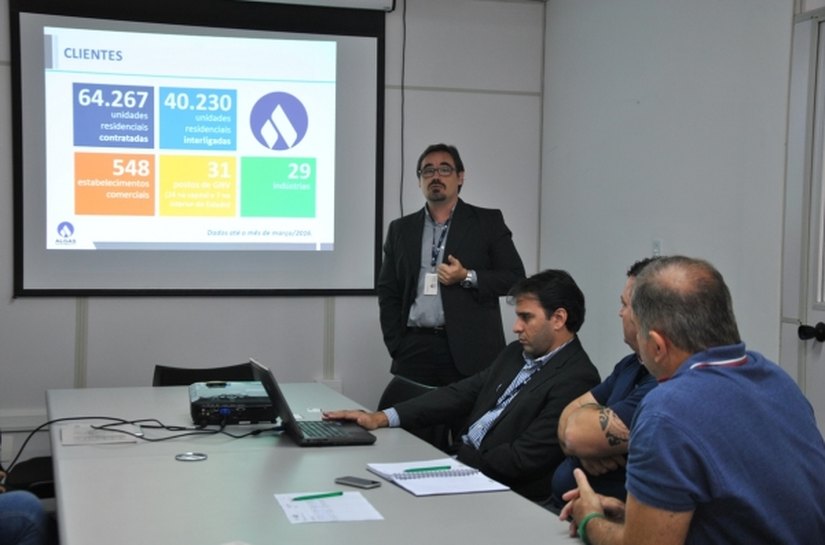 Uso do Gás natural em Alagoas chama atenção de empresários paulistas do setor cerâmico