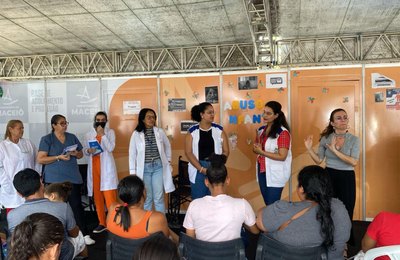 Saúde realiza ação educativa para prevenção de doenças de veiculação hídrica