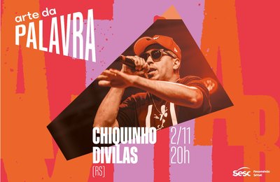 Chiquinho Divilas levará ritmo e poesia à Bienal Internacional do Livro de Alagoas