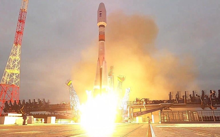 Salvação à prova de sanções russas: Soyuz lança foguete vital para Estação Espacial Internacional