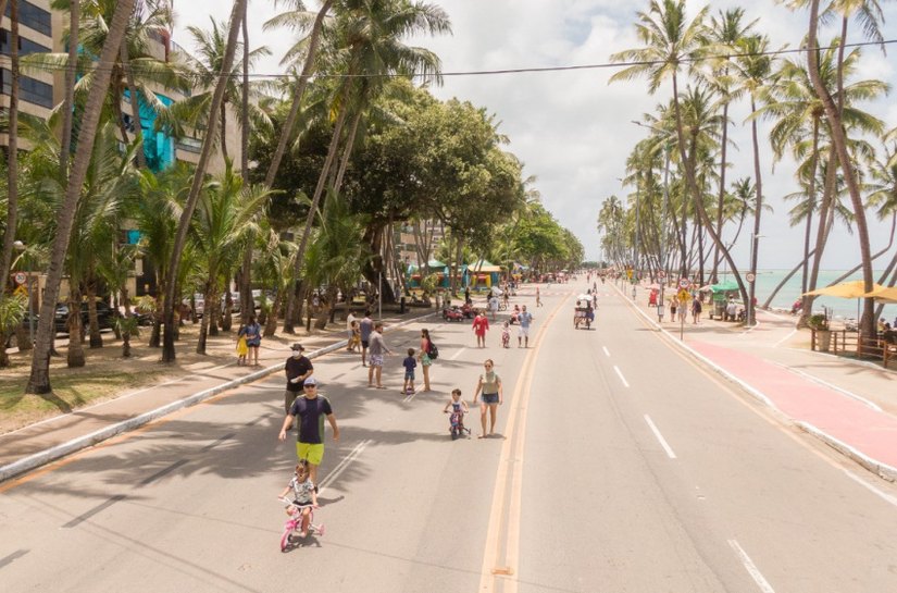 Rua Aberta terá funcionamento especial no feriado de 7 de setembro em Maceió
