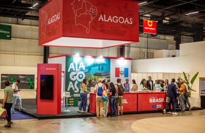 Destino Alagoas é destaque no Salão Nacional do Turismo, em São Paulo