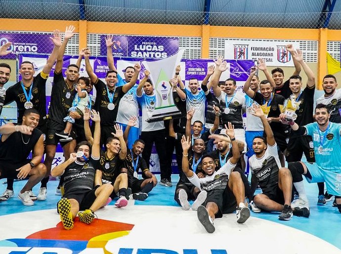 Campeão: Esporte Clube Traipu vence o São Brazense e conquista a Copa Alagoas de Futsal