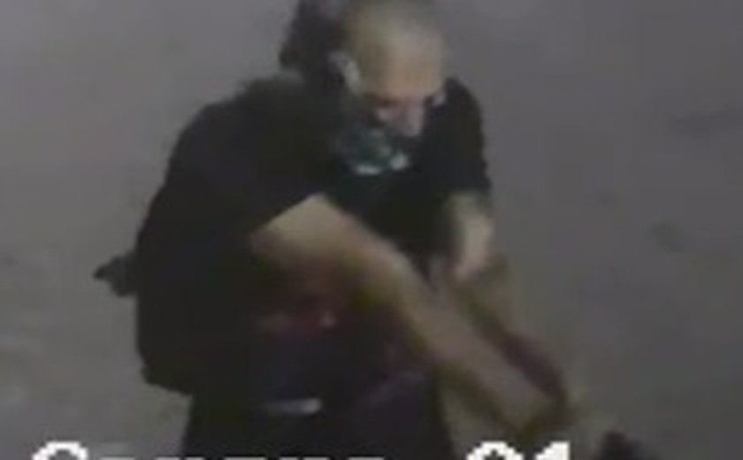 Polícia divulga imagens de suspeito de homicídio ocorrido no Jacintinho