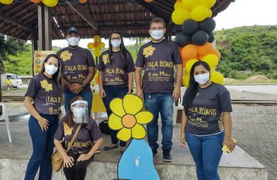 Assistência Social de Branquinha realiza ações de conscientização em alusão ao 18 de maio