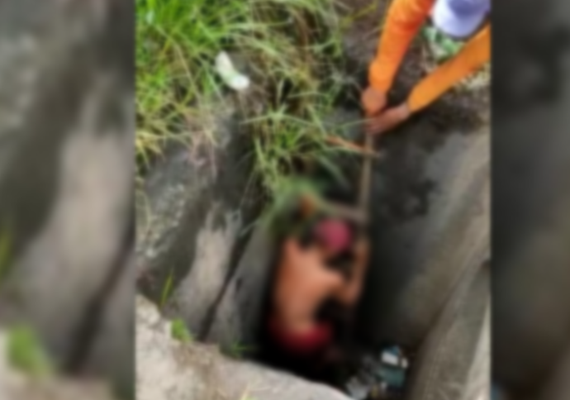 Idoso é encontrado vivo após oito dias dentro de bueiro