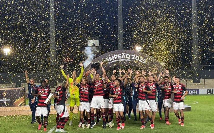 Nos pênaltis, Flamengo vence o Palmeiras e é bicampeão da Libertadores Sub-20