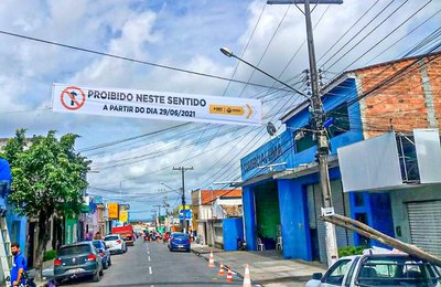 Mudança de sentido na Rua Dom Vital vai melhorar tráfego em Arapiraca 
